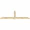 Ekena Millwork Eugene Rough Sawn Timber Gable Bracket, Douglas Fir, 108"W x 40"H x 4"D x 6"F, 9/12 Pitch GBW108X40X0406EUG00RDF - alternate 5